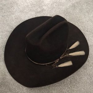 Vintage Resistol Chocolate Brown 30x Beaver Cowboy Hat